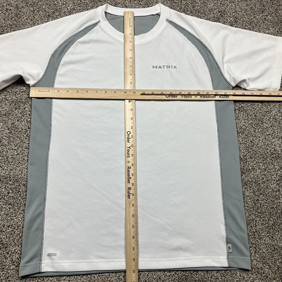 Alo Matrix Shirt Mens Large CoolFit Athletic Performance Polyester Tee - Picture 6 of 11